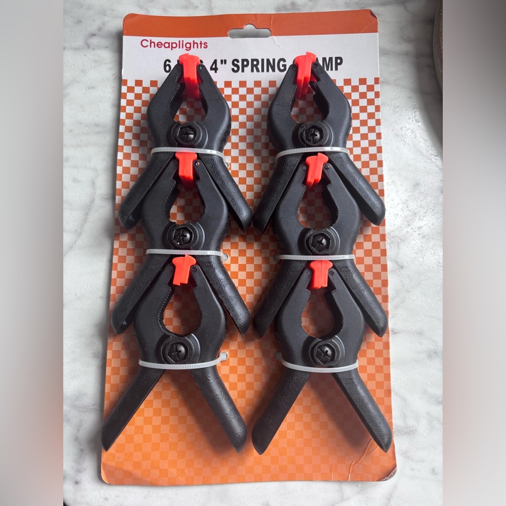 6 PCS 4" Spring Clamp Set - Picture 2 of 3